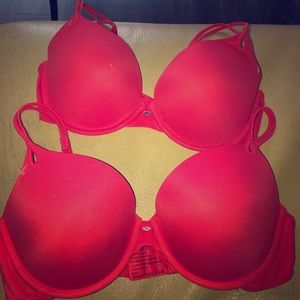 1 NEW SEXY Red push up bra 38C Vasserette